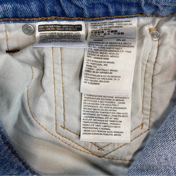 Levi's Men's 512 Slim Fit Tapered Acid Patterned Wash Jeans 31x30 - Picture 5 of 6